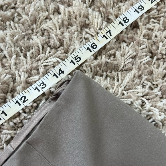 NWT - Ralph Lauren Black Label - Joslyn Wool Wide Leg Pant - Taupe - Picture 10 of 12